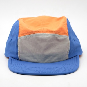 Casquette de course imperméable à logo personnalisé, fabriquée en Chine, casquette de sport classique à 5 panneaux, casquette de camping en nylon - Product Image 1