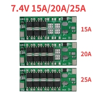BSSY) 2S 7.4V 15A 20A 25A pour chargeur de batterie au lithium 3.7V ou Lifepo7 3.2V avec port de charge et de décharge partagé