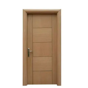 CBMmart Wholesale Modern Wood Panel Door Home Hotel Room Cheap Simple Design Solid Interior Wood Wooden Door For House