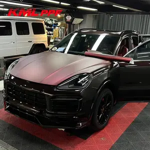 SUPER MATTE ROMANI RED CAR WRAPPING FILM AIR BUBBLE FREE KML CAR WRAPPING VINYLFILM