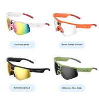 Lunettes Intelligentes Q02 Ultra avec Caméra 800MP, Étui de Recharge Réversible, Mode Cyclisme, Traduction, Reconnaissance d'Objets par IA, Assistant Audio