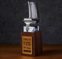 Modèle d'ornement de pale de turbine haute pression de moteur d'avion CFM-56, stade 1