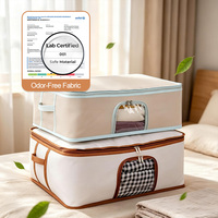 Sac de rangement pliable en tissu Oxford pour vêtements, empilable, gain de place, 65x50x25cm, 65x40x20cm, organisateur de placard anti-poussière