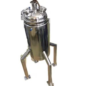 food industry stainless steel SS304 316L Solvent tank with support