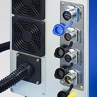 Macchina per la marcatura Laser industriale in fibra CNC automatica di fabbrica nuova incisione del Logo 20w 30w 50w per elemento rotatorio in gomma metallica