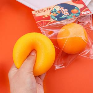 Juguete Antiestrés de Naranja Realista y Creativo, Juguete de Espuma para Apretar, Unisex, para Niños y Adultos, Descompresión, Venta Caliente 2025 - Product Image 6