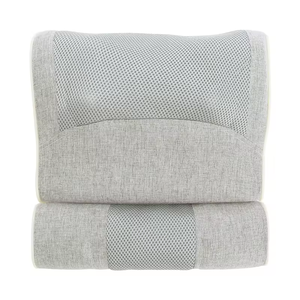 Oreiller de massage 2 en 1 avec 3 niveaux de chaleur, fonction Shiatsu et pétrissage, pour le cou et la nuque, avec thérapie par la jade et l'armoise - Product Image 5
