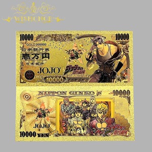 Nuovo <span class=keywords><strong>Anime</strong></span> Giapponese <span class=keywords><strong>JOJO</strong></span> 2026 Placcato in Oro 24K per Collezione - Product Image 5