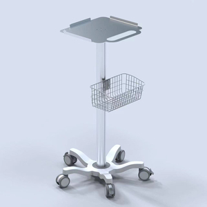 รถเข็นทางการแพทย์ของโรงพยาบาลพร้อมที่ยึดและลิ้นชักพลาสติก ABS รถเข็นทันตกรรมสำหรับการพยาบาล - Product Image 3