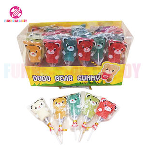 Halal Snoepjes Beer Gevormde <span class=keywords><strong>Gummy</strong></span> <span class=keywords><strong>Candy</strong></span> Stick Voor Kinderen - Product Image 2