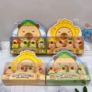 ยางลบดินสอลายหมีน้อยน่ารักยางลบปริศนาสำหรับเด็กอุปกรณ์เครื่องเขียนในโรงเรียน4ชิ้น/กล่อง - Product Image 4