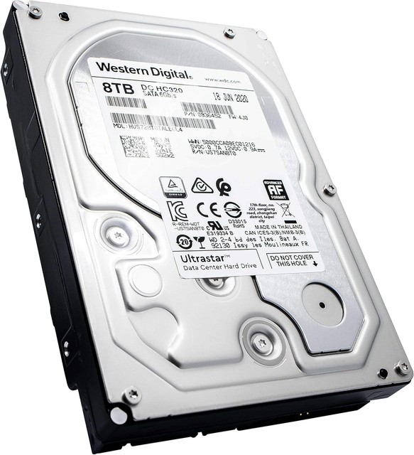 HUS728T8TALE6L4 Ultra Star HC320 SATA Internal Hard Drive 8TB 7200 RPM 6Gb/s 3.5 Inch Ultra High Capacity Desktop