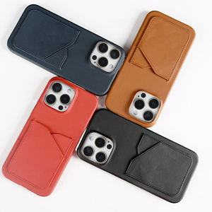 วัสดุรีไซเคิล RCS เป็นมิตรกับสิ่งแวดล้อมสำหรับเคสโทรศัพท์หนัง PU สำหรับ iPhone 16 Pro และเคสโทรศัพท์มือถือแบบมีช่องใส่บัตรสำหรับ iPhone 15 - Product Image 5