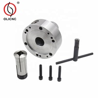 Mandrin auto-centrant 5C pour l'usinage CNC, pinces hydrauliques en acier, fixation pour tours, utilisation manuelle et pneumatique