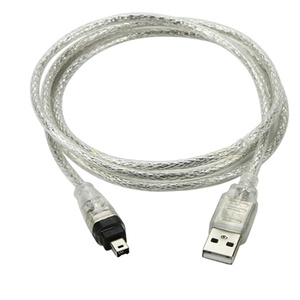 Câble adaptateur USB DV mâle vers Firewire IEEE 1394 4 broches mâle <span class=keywords><strong>iLink</strong></span> - Product Image 1