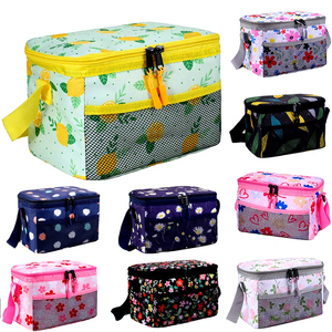Sac à déjeuner isotherme imprimé XH 6,5 L avec fermeture éclair, pliable et portable, motif dessin animé pour étudiants, idéal pour l'école des enfants - Product Image 3