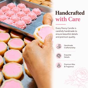 Bougies parfumées à la pivoine en gros 2026 – Bougies créatives en pot à l'arôme floral – Cadeau de fêtes pour Thanksgiving, Pâques, la Fête des Pères - Product Image 3