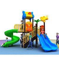 Parc d'attractions Juegos Para Ninos Jeux amusants pour enfants Glissades d'aire de jeux en plastique commerciales d'extérieur