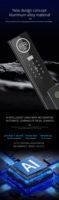 Interphone vidéo WiFi intelligent avec reconnaissance faciale 3D, carte mémoire, USB 5V, noir, application Tuya Smart, 400*72*45mm pour porte en bois