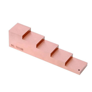 บล็อกทองแดงสำหรับสอบเทียบ Xtester-5-step Wedge test Block ขนาด 2.5,5,7.5,10,12.5 มม. รุ่น 009 - Product Image 1