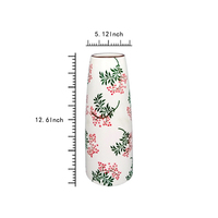 Vase en céramique rustique durable de Guangdong pour la décoration intérieure et extérieure, jardin, maison, magnifique vase à fleurs peint