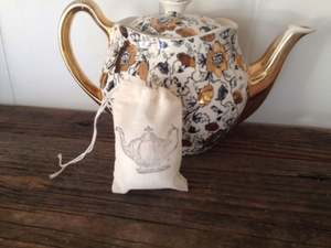 Bolsa de té de color natural, 100 Uds., bolsas pequeñas de muselina de algodón orgánico, almacenamiento de 3x4 pulgadas, regalo personalizado y ecobolsas artesanales reciclables - Product Image 6