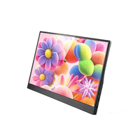 Moniteur portable USB 15,6 pouces 60 Hz FHD IPS LCD avec support, écran de voyage, moniteur de jeu