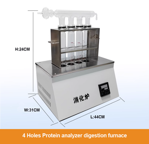 4 Holes KDN Protein Analyzer Digestion Furnace OEM with 99% Recovery Rate and 5-15min <b>Distillation</b> Time - Product Image 2