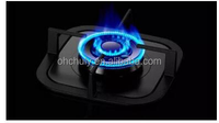 Table de cuisson à gaz encastrable quatre feux en acier inoxydable, classe A FFD, à prix usine, vente en gros, faible consommation d'énergie
