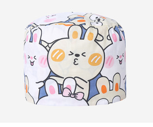 Casquette chirurgicale unisexe pour adultes, 100% coton, imprimé sérigraphié motif dessin animé, décontractée pour l'été, idéale pour salles d'opération <span class=keywords><strong>et</strong></span> cliniques dentaires - Product Image 4