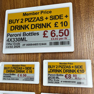 Etiqueta Electrónica de Precio Digital de 7.5 Pulgadas, Fabricante de Etiquetas ESL, Etiqueta de Tinta Electrónica, Sistema EAS para Almacenes, Etiqueta Electrónica Inteligente para Estantes - Product Image 1