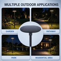 Lámpara Solar para Jardín de 1300LM con Chips LED, Batería de Litio de 40Ah, Resistente a la Lluvia, 3-4 Días de Autonomía para Patio de Villa