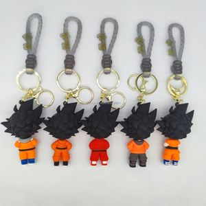 Nouveau <span class=keywords><strong>porte</strong></span>-clés Son <span class=keywords><strong>Goku</strong></span> en PVC 3D, figurine d'anime, souvenir, 5 designs - Product Image 3