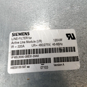 قطعة واحدة جديدة تمامًا أصلية وحدة فلتر خط الطاقة النشط 6sl3 000-0be31-2aa0 6sl3000-0be31-2aa0 لأتمتة PLC الصناعية - Product Image 2