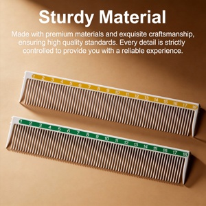 Pettine Professionale Antistatico in Metallo Xuanyuan A3, Resistente al Calore, per Acconciature, Districante, per Salone, Barbiere e Cura dei Capelli a Casa - Product Image 2