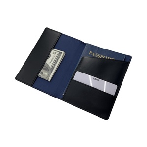 Wholesale Custom Genuine Leather Passport Cover Premium Card Holder Fashionable & Simple Style Personalized Passport Holder - Product Image 4