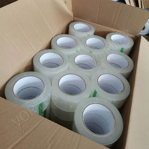 Vente en gros de ruban adhésif BOPP transparent personnalisé Matériau en papier thermofusible pour le scellage du carton et du sac - Product Image 5