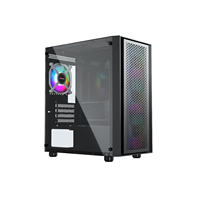 Casing komputer kaca Tempered Pc, Casing Gaming magnetik, Casing komputer Pc MAtx Filter debu untuk Desktop