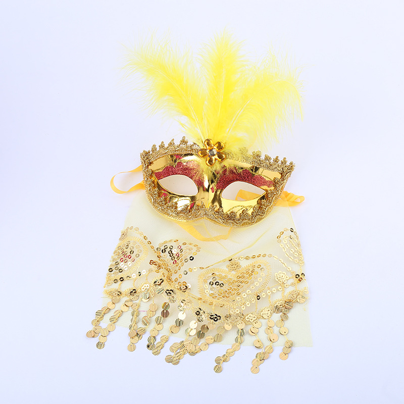 Pendentif plume-or
