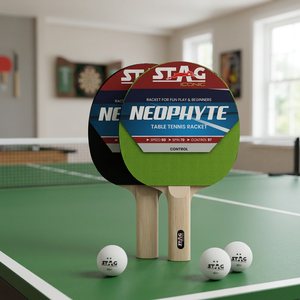 Raquette de tennis de table haute élasticité en éponge, design classique multicouche en bois, nouvelle arrivée, fabriquée par le fabricant - Product Image 5