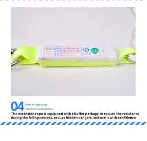 Cinturón de seguridad de poliéster ajustable, arnés de construcción, equipo de protección para escalada de árboles, detención de caídas, protección personal - Product Image 5