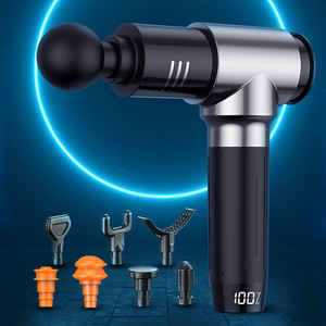 Yüksek kalite fırçasız Motor sessiz masaj tabancası yüksek hızlı çok masaj kafa aksesuarları kas stimülatörü - Product Image 6