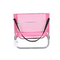 Chaise pliante légère en métal, style moderne minimaliste, à basse hauteur, en tissu Oxford, pour le camping en plein air et les loisirs