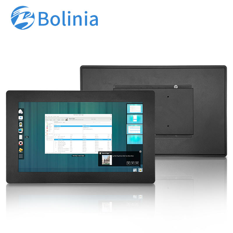 15.6 Inch IPS 1366*768/1920*1080 VGA Resistive Touch Screen Metal Case TFT Embedded OEM ODM Industrial LCD Monitor