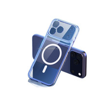 Coque de téléphone transparente magnétique en TPU de luxe, compatible avec la charge sans fil, antichoc, en PC, pour iPhone 17 16 15 14
