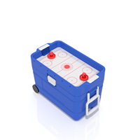 Table de hockey sur air en matériau HDPE de couleur personnalisable, avec glacière 60L, hockey sur glace