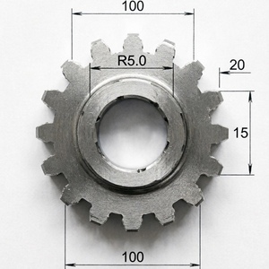 Engrenages cylindriques droits CNC, fabriqués en acier 45, pour le transfert de mouvement rotatif et de couple entre axes parallèles - Product Image 5