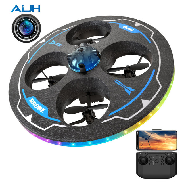 AiJH Flying RC Drone with Camera Foam Rc Quadcopter Real-time Photo and Video Recording Remote Control Plane