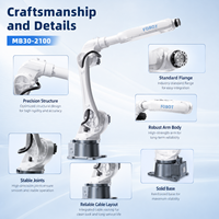 Bras robotisé industriel FOBOT MB20-2100 à 6 axes, portée de 2100 mm, solution de chargement intégrée par Expert SI