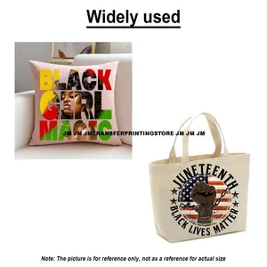 1865 Juneteenth Flower African American Messy Woman Designs DIY Dream But Stay Woke DTF Transfer Stickers para camisetas Bolsas - Product Image 6